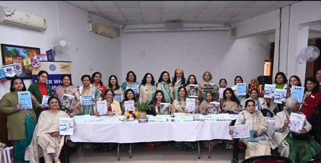 डिस्ट्रिक्ट चेयरमैन की विज़िट से आईडब्ल्यूसी ग्रीन ग्रेटर नोएडा को नई दिशा